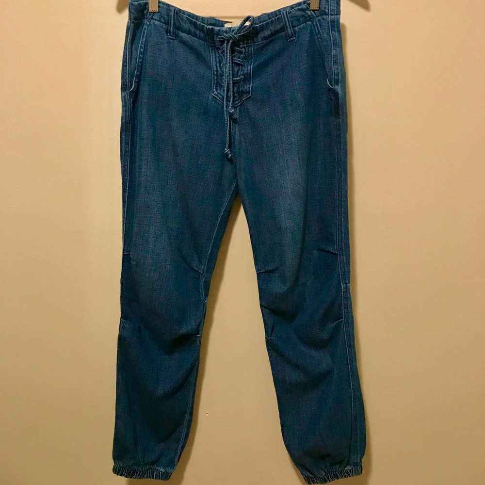 Anthropology CLOTH & STONE jogger lace front pants